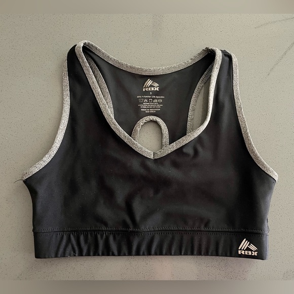 RBX Other - RBX Black and Gray Sports Bra